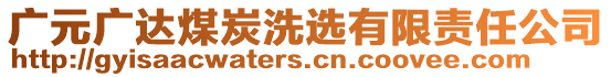 廣元廣達煤炭洗選有限責任公司