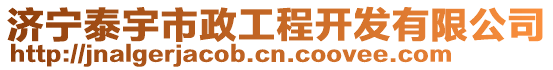 濟(jì)寧泰宇市政工程開發(fā)有限公司