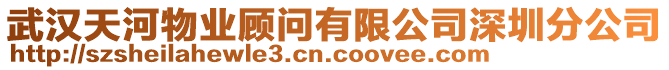 武漢天河物業(yè)顧問有限公司深圳分公司