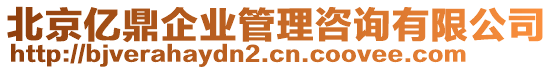 北京億鼎企業(yè)管理咨詢有限公司