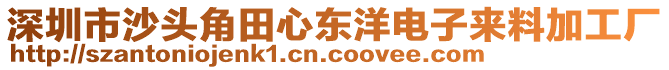 深圳市沙頭角田心東洋電子來料加工廠