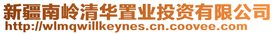 新疆南嶺清華置業(yè)投資有限公司