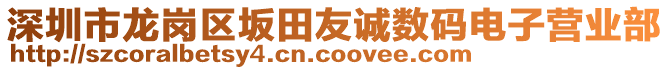 深圳市龍崗區(qū)坂田友誠數(shù)碼電子營業(yè)部