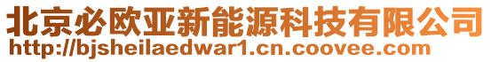 北京必歐亞新能源科技有限公司