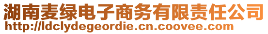 湖南麦绿电子商务有限责任公司