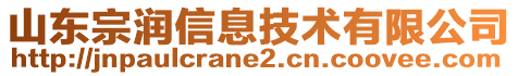 山東宗潤信息技術(shù)有限公司
