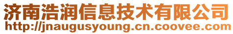 濟南浩潤信息技術有限公司
