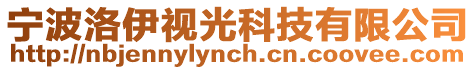 寧波洛伊視光科技有限公司