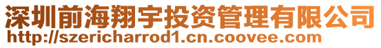 深圳前海翔宇投資管理有限公司