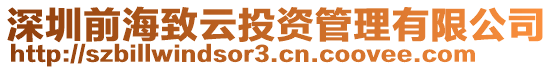 深圳前海致云投資管理有限公司