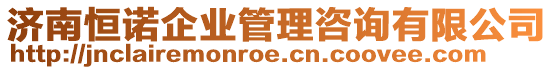 濟南恒諾企業(yè)管理咨詢有限公司