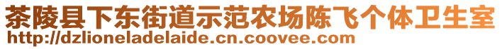 茶陵縣下東街道示范農(nóng)場陳飛個體衛(wèi)生室