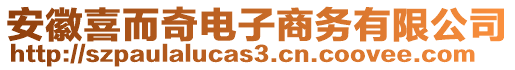 安徽喜而奇電子商務有限公司