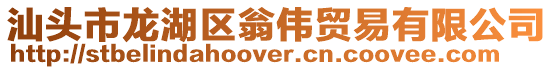 汕頭市龍湖區(qū)翁偉貿(mào)易有限公司