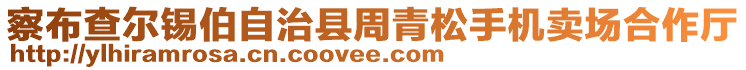 察布查爾錫伯自治縣周青松手機(jī)賣場(chǎng)合作廳