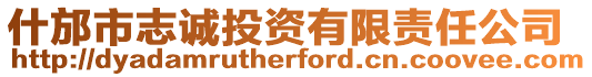 什邡市志誠投資有限責任公司