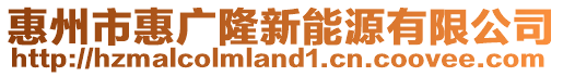 惠州市惠廣隆新能源有限公司