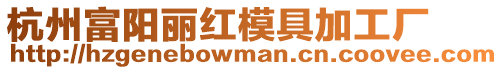 杭州富陽麗紅模具加工廠