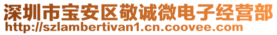 深圳市寶安區敬誠微電子經營部