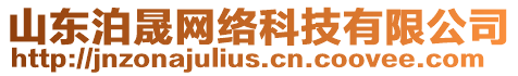 山東泊晟網(wǎng)絡(luò)科技有限公司