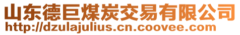 山東德巨煤炭交易有限公司