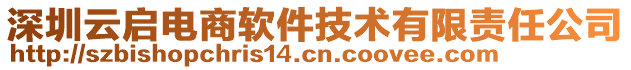 深圳云啟電商軟件技術(shù)有限責(zé)任公司