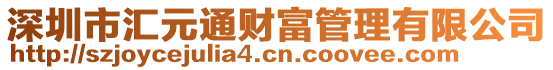 深圳市匯元通財(cái)富管理有限公司