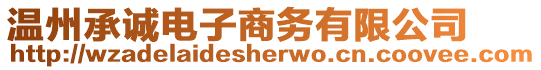 溫州承誠電子商務(wù)有限公司