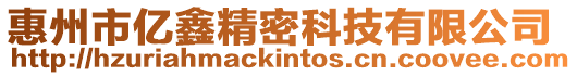 惠州市億鑫精密科技有限公司