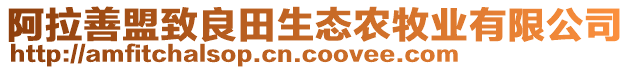 阿拉善盟致良田生態(tài)農(nóng)牧業(yè)有限公司