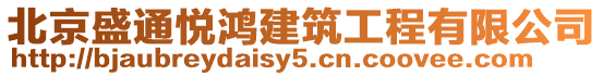 北京盛通悅鴻建筑工程有限公司