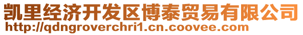 凱里經(jīng)濟(jì)開發(fā)區(qū)博泰貿(mào)易有限公司