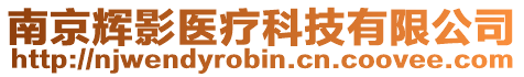 南京輝影醫(yī)療科技有限公司