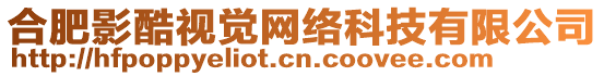 合肥影酷視覺網(wǎng)絡(luò)科技有限公司