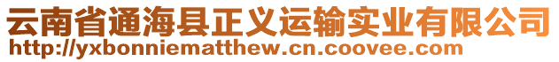 云南省通?？h正義運(yùn)輸實(shí)業(yè)有限公司