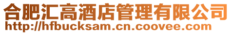 合肥匯高酒店管理有限公司
