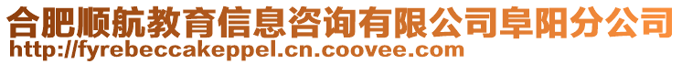 合肥順航教育信息咨詢有限公司阜陽分公司