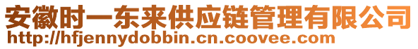 安徽時一東來供應鏈管理有限公司