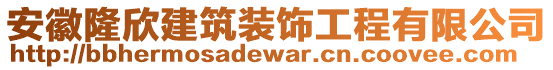 安徽隆欣建筑裝飾工程有限公司