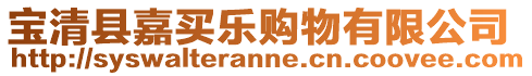 寶清縣嘉買(mǎi)樂(lè)購(gòu)物有限公司