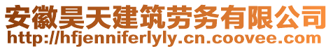 安徽昊天建筑勞務有限公司