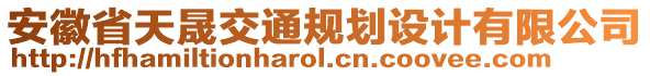 安徽省天晟交通規(guī)劃設(shè)計有限公司