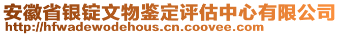 安徽省銀錠文物鑒定評(píng)估中心有限公司