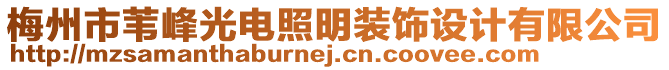 梅州市葦峰光電照明裝飾設(shè)計(jì)有限公司