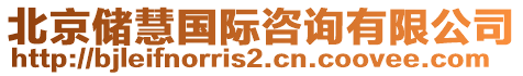 北京儲(chǔ)慧國(guó)際咨詢有限公司