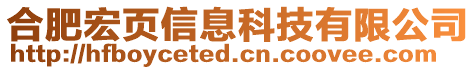 合肥宏頁信息科技有限公司