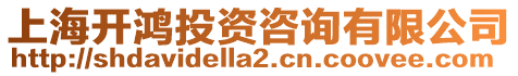 上海開鴻投資咨詢有限公司