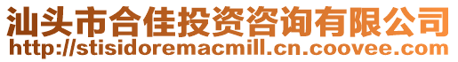 汕頭市合佳投資咨詢(xún)有限公司