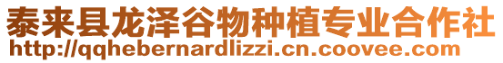 泰來縣龍澤谷物種植專業合作社