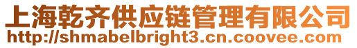 上海乾齊供應(yīng)鏈管理有限公司